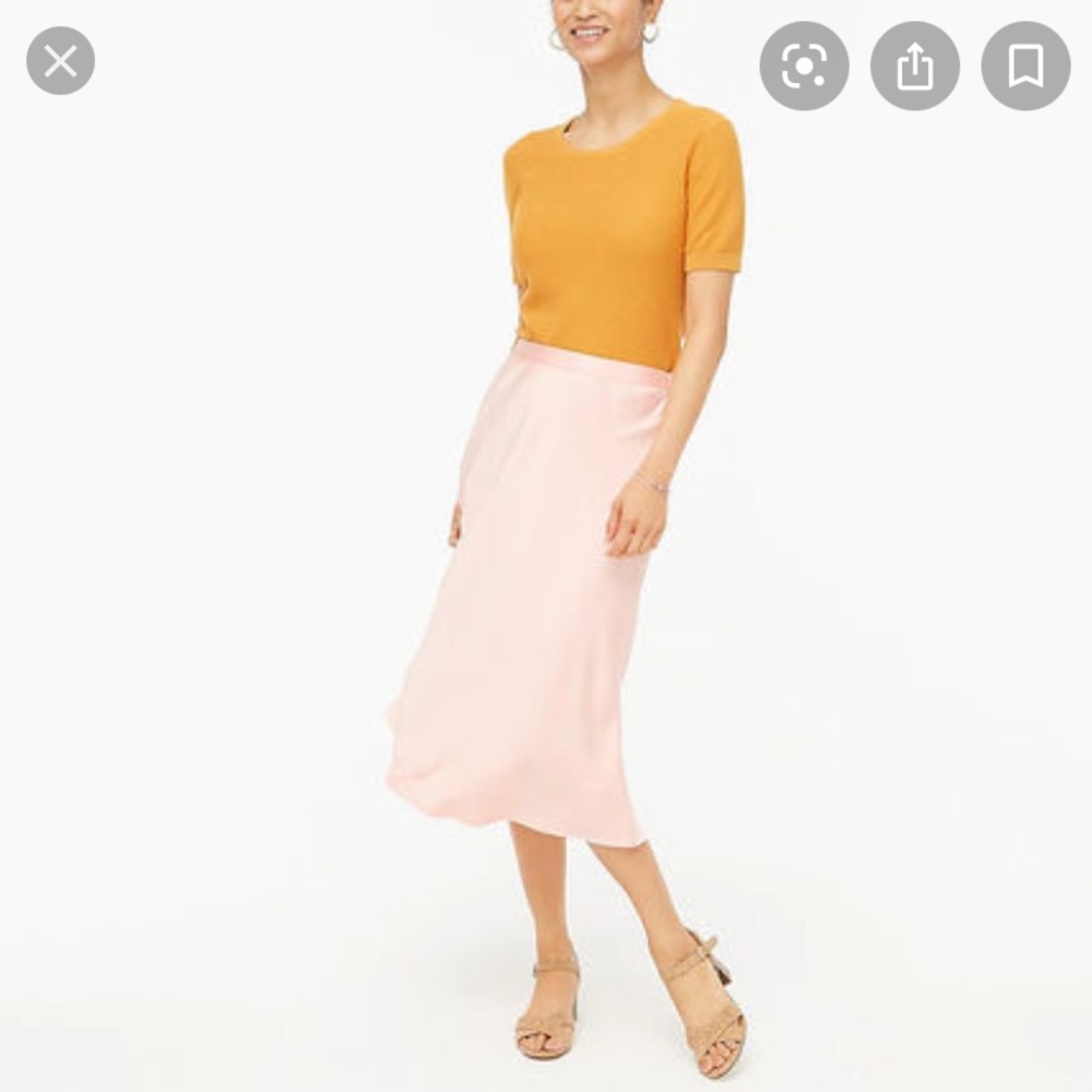J. Crew A-Line Midi Skirt Size S